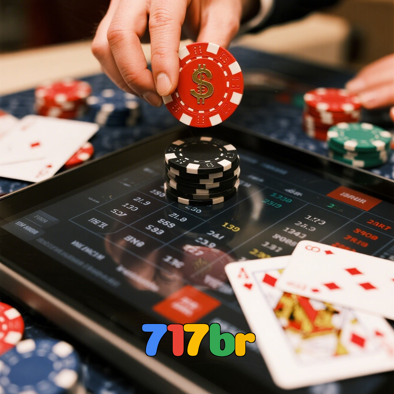717br:Apostas ao vivo no futebol e prêmios em blackjack e roleta!