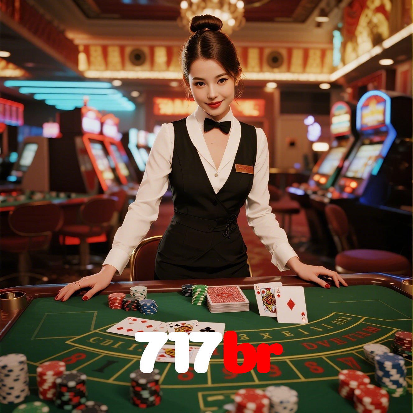 717br:Jogue blackjack, slots e aposte ao vivo no futebol, tudo no mesmo cassino!
