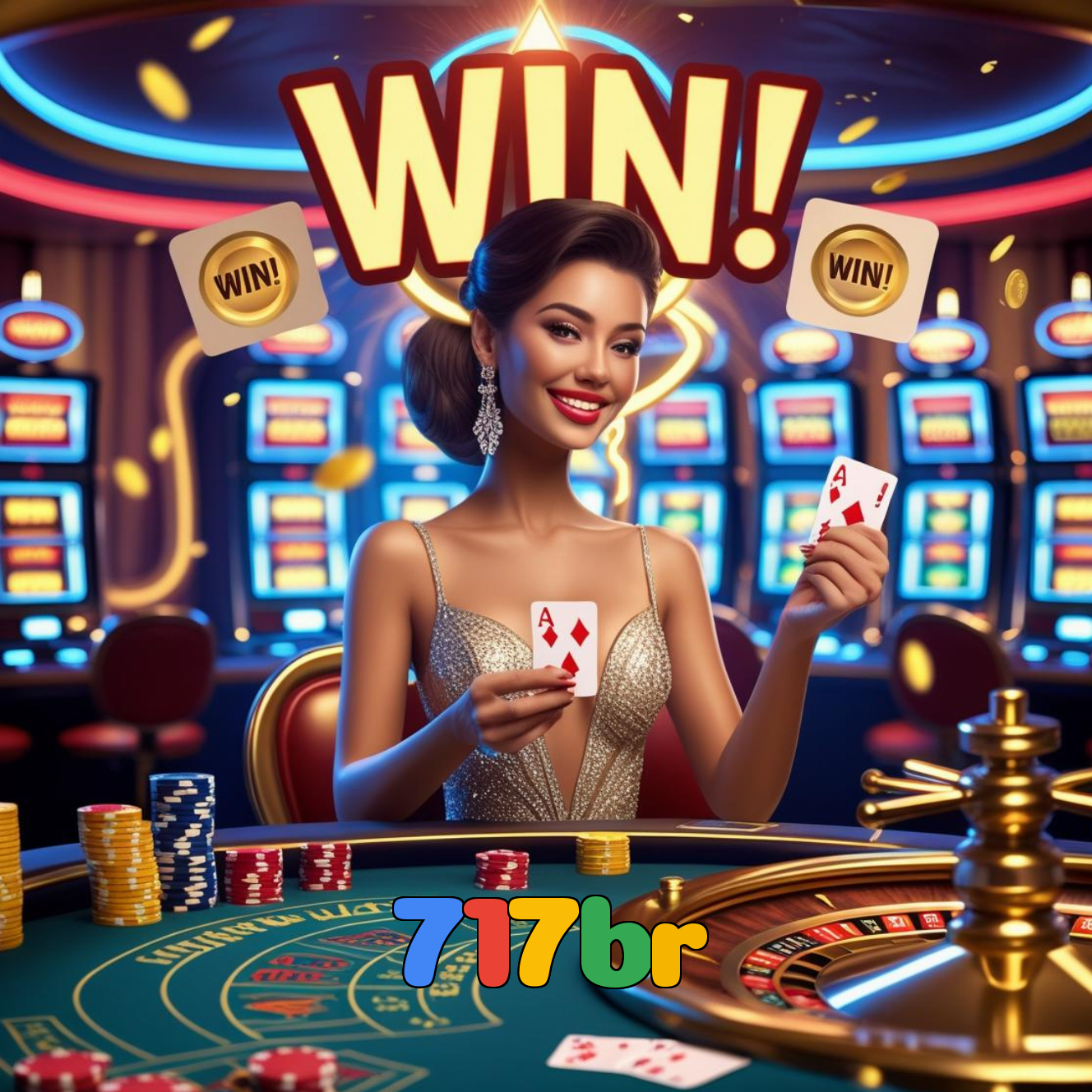 717br:Mostre sua habilidade nas mesas de poker e vença os adversários!